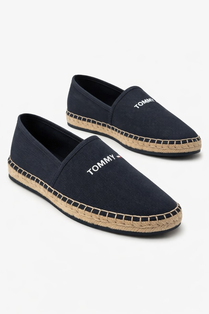 TOMMY JEANS GRANATOWE ESPADRYLE Z LOGO WSUWANE 39 1I4A