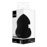 Gąbeczki do makijażu - Auri Auri Flawless Finish Blending Sponge 3D gąbka do makijażu Czarna - miniaturka - grafika 1