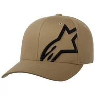 Czapki i chusty sportowe męskie - Czapka Corp Shift 2 Curved Flex by alpinestars, beżowo-czarny, S/M (54-57 cm) - miniaturka - grafika 1