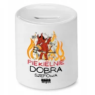 Skarbonki - Skarbonka Dla Izy Izabelli Urodziny na Prezent z Nadrukiem ze Zdjęciem + Opakowanie na prezent (wzór 03) - miniaturka - grafika 1