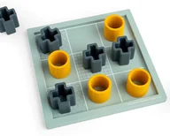 Gry planszowe - Gra Kółko i Krzyżyk drewniano-silikonowa 36004 Bigjigs Toys - miniaturka - grafika 1