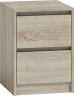Szafki nocne - Elior Szafka nocna Siena 3X - dąb sonoma - miniaturka - grafika 1