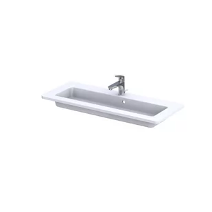Oristo Annabelle umywalka 100x40 cm meblowa prostokątna biała UME-AN-100-92 - Umywalki - miniaturka - grafika 1
