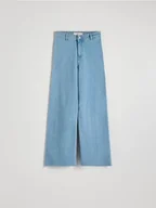 Spodnie damskie - Reserved - Jeansy marina straight - niebieski - miniaturka - grafika 1