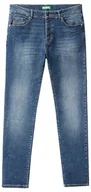 Spodnie męskie - United Colors of Benetton Spodnie męskie 4gz757b98 dżinsy, niebieski dżins 911, 26, Niebieski dżins 911, 50 - miniaturka - grafika 1