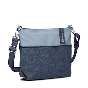 Zwei Jana J8 Nubuk, Torba Unisex Dorośli, Nubuck-Blue, Nubuk niebieski - Torby męskie - miniaturka - grafika 1