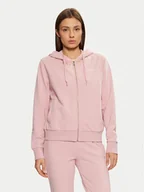 Bluzy damskie - Guess Bluza O5RQ01 KCO31 Różowy Regular Fit - miniaturka - grafika 1