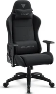 Fotele gamingowe - Fotel SENSE7 Spellcaster FUKU XL materiałowy czarny - miniaturka - grafika 1