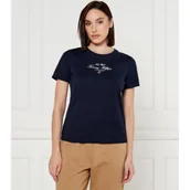 Koszulki i topy damskie - Tommy Hilfiger T-shirt | Regular Fit - miniaturka - grafika 1