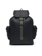 Plecaki - Calvin Klein Jeans Plecak Cargo Flap Backpack 43 LV04G3077G Czarny - miniaturka - grafika 1