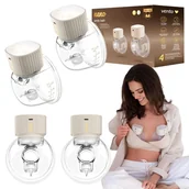 Laktatory - Neno Vento Twin Bezprzewodowy 3-Fazowy Muszlowy Laktator Elektroniczny Podwójny - miniaturka - grafika 1