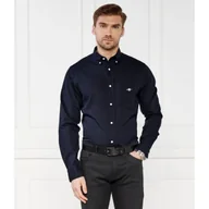 Koszule męskie - Gant Koszula | Regular Fit | z dodatkiem lnu - miniaturka - grafika 1