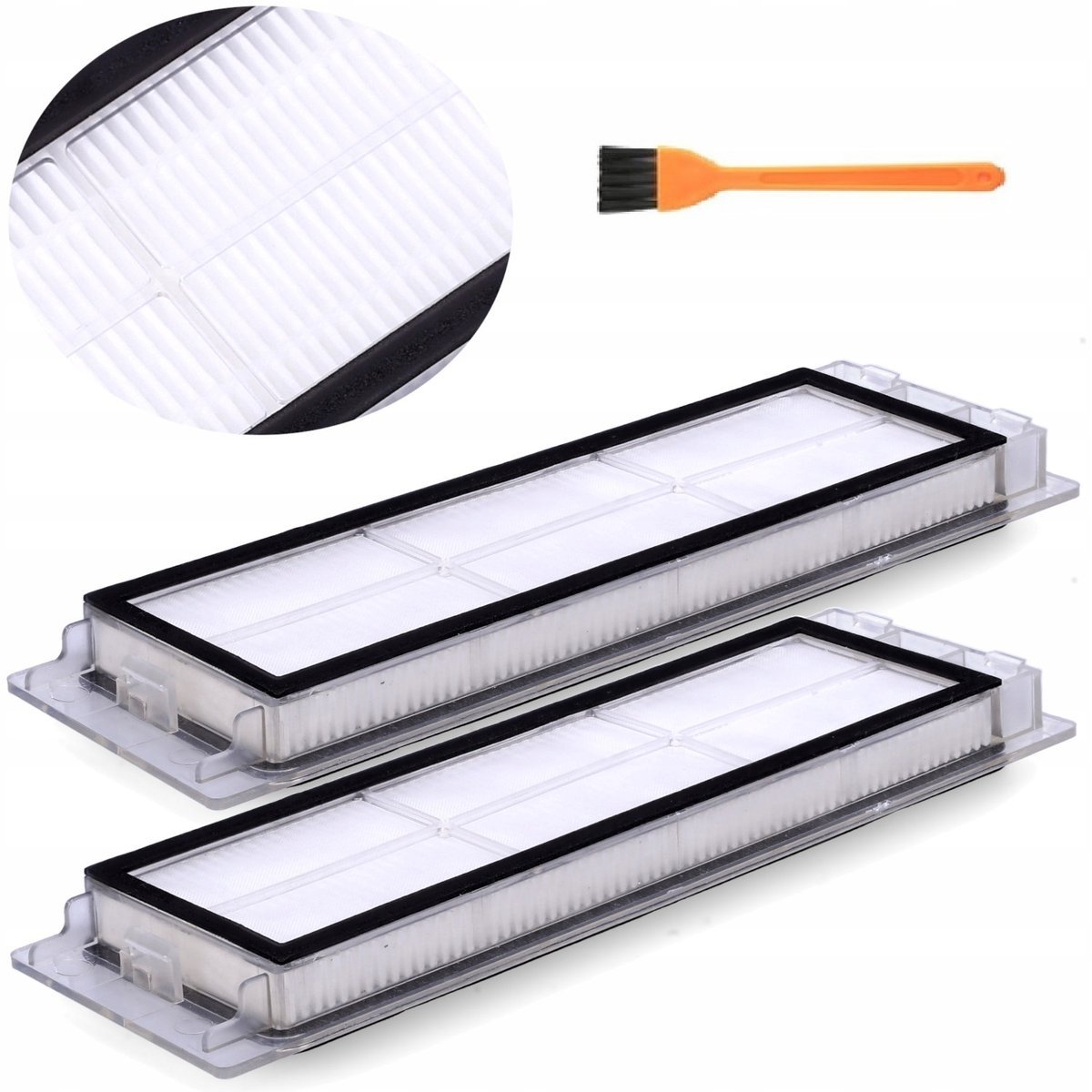 2X Filtry Hepa Do Robota Sprzątającego Xiaomi Roborock S5 S50 S55 S6 Max