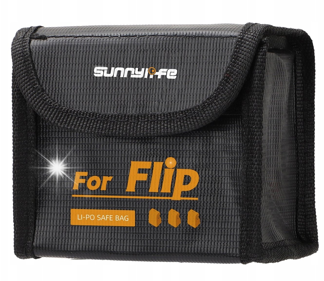 SunnyLife Futerał Etui Pokrowiec 3x AKUMULATOR BATERIA do Drona DJI FLIP Ognioodporny