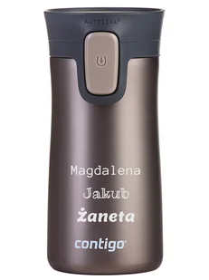 Kubek termiczny z grawerem Contigo Pinnacle 300ml - Latte - Kubki termiczne - miniaturka - grafika 1