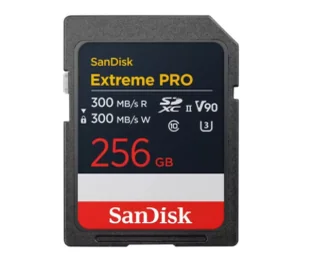 SanDisk Extreme PRO SDXC 256GB 300MB/S V90 SDSDXDM-256G-GN4IN - Karty pamięci - miniaturka - grafika 1
