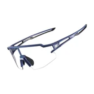 Okulary sportowe - Okulary rowerowe fotochromowe z filtrami UV 400 UVA i UVB niebieskie ROCKBROS - miniaturka - grafika 1