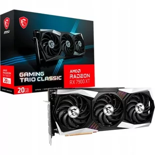 MSI Radeon RX 7900 XT GAMING TRIO CLASSIC 20GB GDDR6 - Karty graficzne - miniaturka - grafika 1