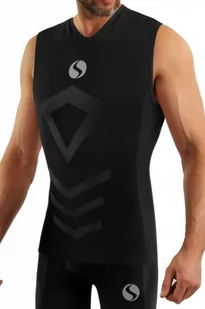 Sesto Senso Thermo Active CL38 czarna Koszulka męska - Koszulki męskie - miniaturka - grafika 1