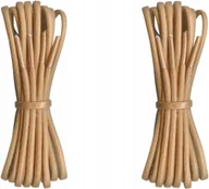 Akcesoria obuwnicze - WOSKOWANE Sznurówki BEŻOWE Sznurowadła 120 cm ŚREDNIE Okrągłe 3,5 mm G15-89 - miniaturka - grafika 1