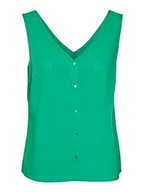 Koszulki i topy damskie - VERO MODA Vmmymilo Sl V-Neck Shirt WVN Ga Top, jasnozielony, L - miniaturka - grafika 1