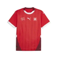 Koszulki sportowe męskie - Męska, domowa koszulka reprezentacji Szwajcarii w piłce nożnej 2024 PUMA - miniaturka - grafika 1