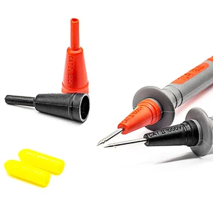 KAIWEETS KET01 Multimeter Test Leads Kit, 8 Pieces Test Lead with Alligator Clips, Needle Probe, Mini-Hooks, CAT III 100 - Multimetry - miniaturka - grafika 5