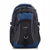 Plecaki - Plecak do Pracy Męski Granatowy Duży A4 Miejski Wodoodporny Bag Street - miniaturka - grafika 1