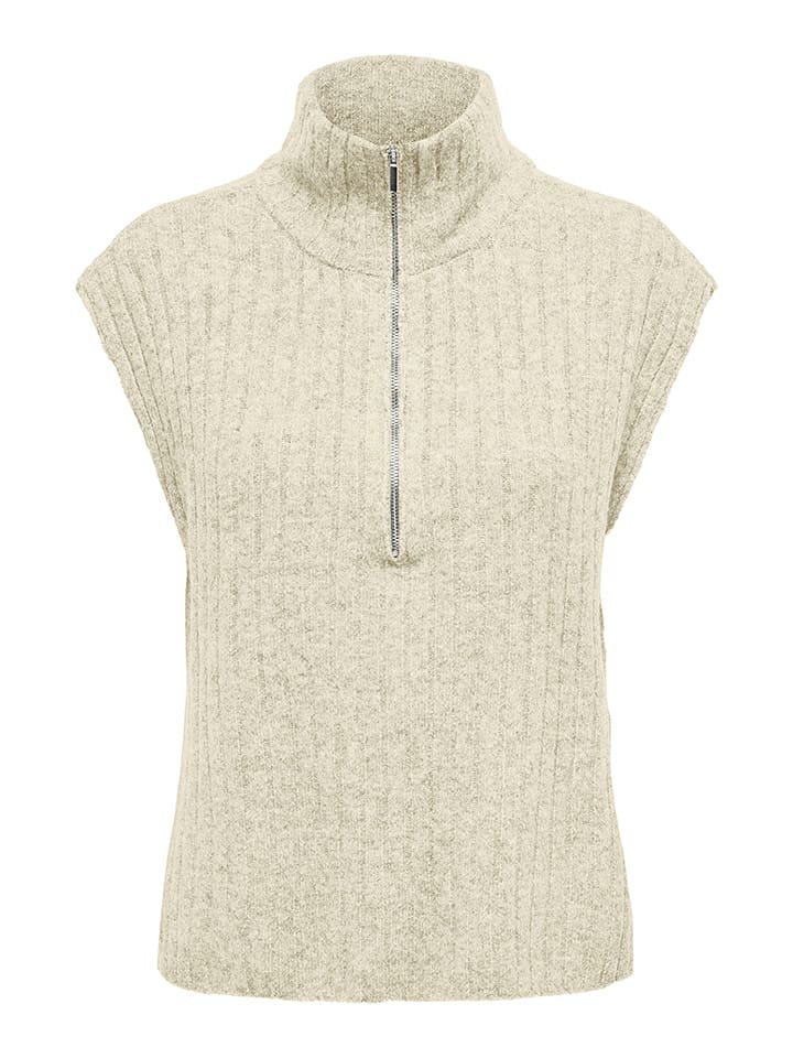 ONLY Bezrękawnik w kolorze kremowym