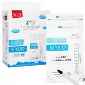 Akcesoria do karmienia - BocioLand Woreczki do Przechowywania Mrożenia Pokarmu Mleka 200ml50szt - miniaturka - grafika 1