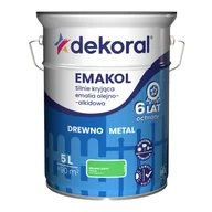 Emalie - Dekoral Emalia olejno-alkidowa EMAKOL Zielono-żółty 5 l - miniaturka - grafika 1
