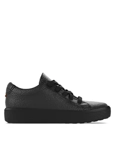 ECCO Sneakersy Soft 60 K Junior 71384301001 Czarny - Buty dla dziewczynek - miniaturka - grafika 1