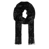 Apaszki i szaliki damskie - Szalik Guess AW5453 VIS03 Czarny - miniaturka - grafika 1