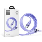 Kable USB - Joyroom Kabel USB Typ-C Lightning Joyroom S-1224N9 1.2m Fioletowy - miniaturka - grafika 1