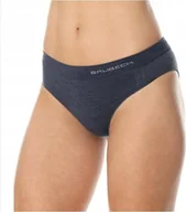 Bielizna sportowa damska - Brubeck HI10070 Biodr�wki damskie COMFORT WOOL ciemny jeans S - miniaturka - grafika 1