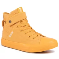 Trampki damskie - Big Star Trampki FF274581 Yellow - miniaturka - grafika 1