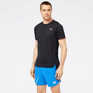 Koszulka męska New Balance MT23222BK  czarna - Koszulki męskie - miniaturka - grafika 1