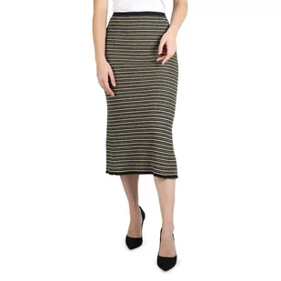 Spódnica damska Tommy Hilfiger Zendaya Mettalic Rib Skirt elegancka-XS - Spódnice - miniaturka - grafika 1