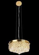 Lampy sufitowe - Auhilon Amapoli lampa wisząca 7-punktowa złota MD7069- GOLD MD7069- GOLD - miniaturka - grafika 1