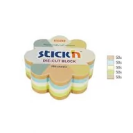 Notesy i bloczki - STICK N NOTES KWIATEK, 67X67MM, MIX 5 KOL. PASTEL+RECYKLING 250KART. 21834 - miniaturka - grafika 1