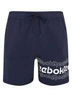 Kąpielówki męskie - Reebok Szorty kąpielowe "Romford" w kolorze granatowym - miniaturka - grafika 1