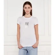 Koszulki i topy damskie - Armani Exchange T-shirt Slim Fit - miniaturka - grafika 1