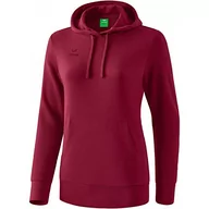 Bluzy damskie - Erima Basic bluza damska z kapturem, bordowa, 36 - miniaturka - grafika 1