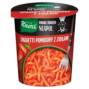 Knorr - Makaron z sosem pomidorowym i ziołami po neapolitańsku. - Szybkie dania obiadowe - miniaturka - grafika 1