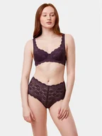 Biustonosze - Triumph Biustonosz z fiszbiną Amourette 300 WHP X 10166798 Fioletowy - miniaturka - grafika 1