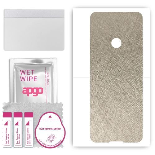 folia naklejka skórka strukturalna na TYŁ do TCL 4021 - Tytan Srebrny - apgo SKINS