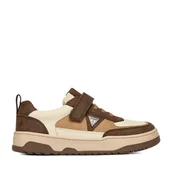 Buty dla chłopców - Sneakersy Guess EO-CI12-CAROL-04 Beżowy - miniaturka - grafika 1