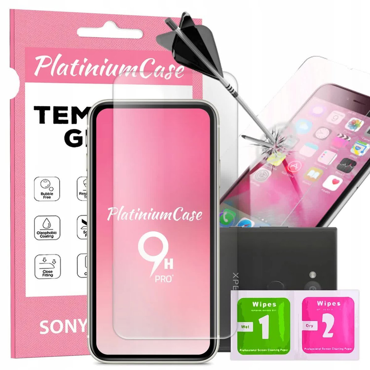 Szkło hartowane 9H szybka ekran do SONY XPERIA L2