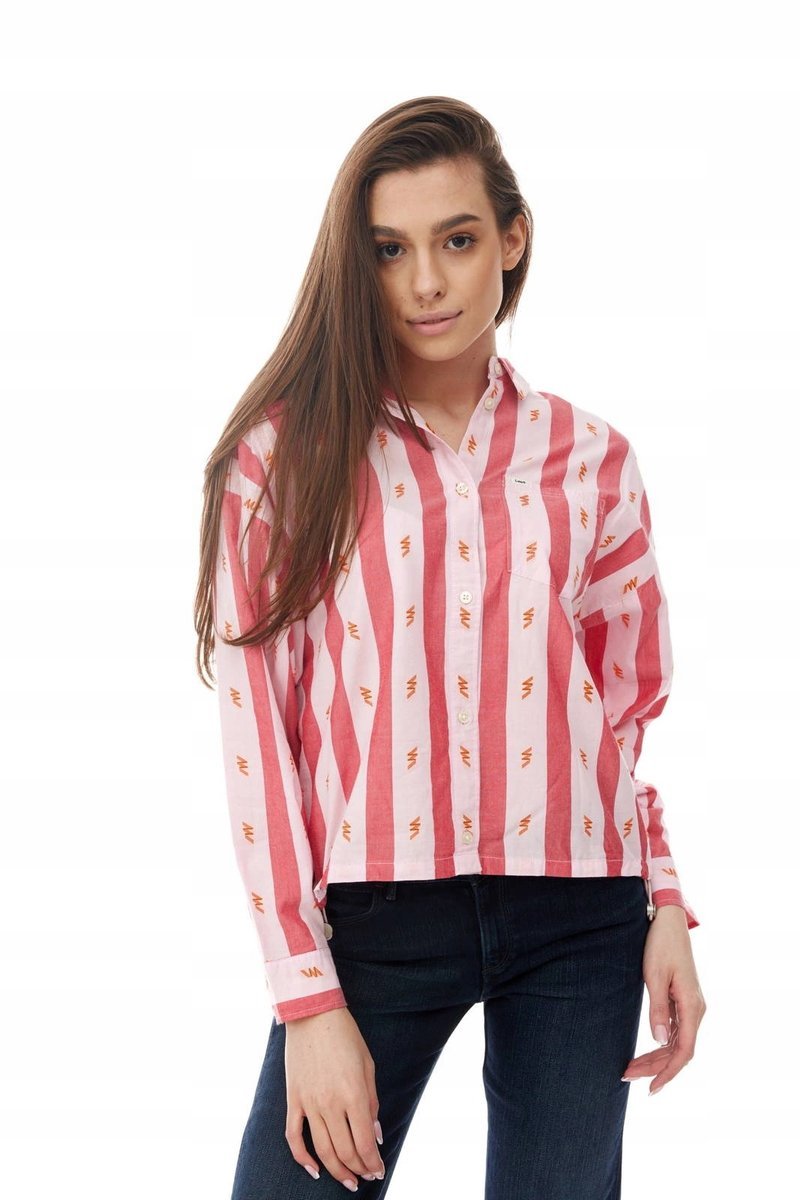LEE DRAWSTRING SHIRT FROST PINK L45APWMC s