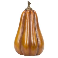 Figurki dekoracyjne - FIGURKA DYNIA HALLOWEEN JESIEŃ pomarańczowa imitacja jesienna 24cm - miniaturka - grafika 1